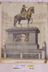 Schulwandbild - Kaiser Josef II. Denkmal in Wien